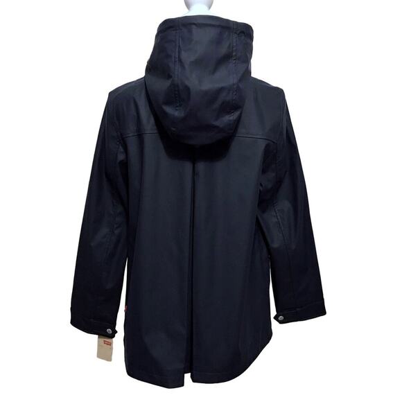 Levi's NWT Navy Rain Jacket Women M - Picture 9 of 16